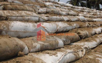 Kegunaan Geobag Untuk Menahan Erosi dan Abrasi Pantai